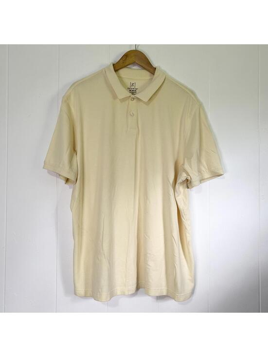 George Other - George Yellow Short Sleeve Collared Golf Polo Tee T-shirt Men's 2XL